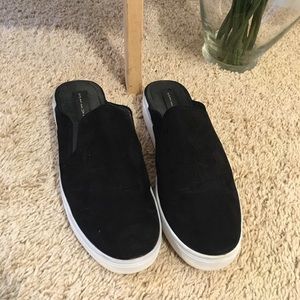 Steve Madden Steven Line Black Cody Mule Slip On Sneakers sz 8.5